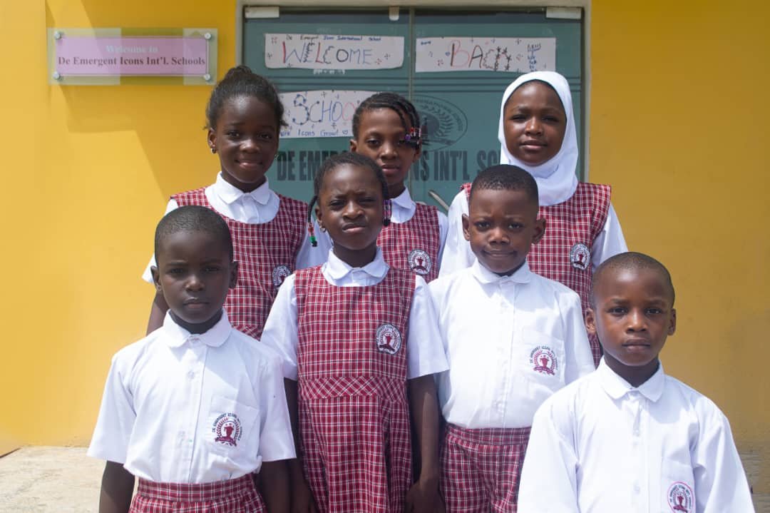 Students at De Emergent Icon Int'l Schools
